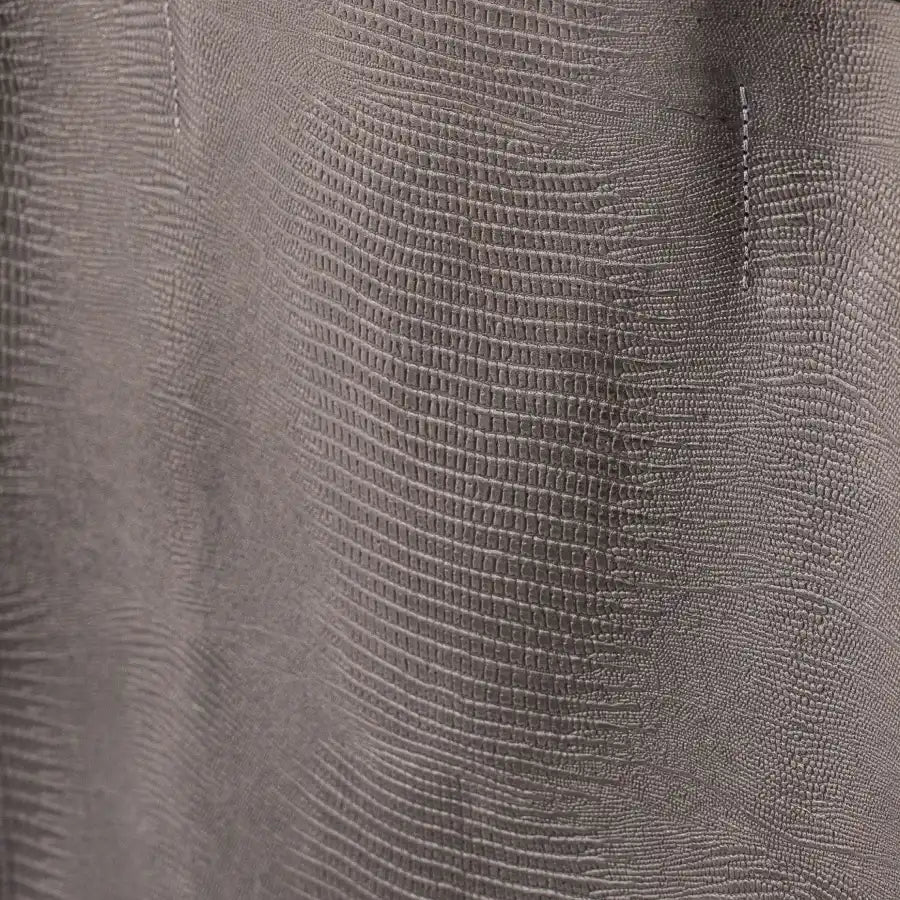 Sac cabas Yoko - En cuir noir imprimé iguane