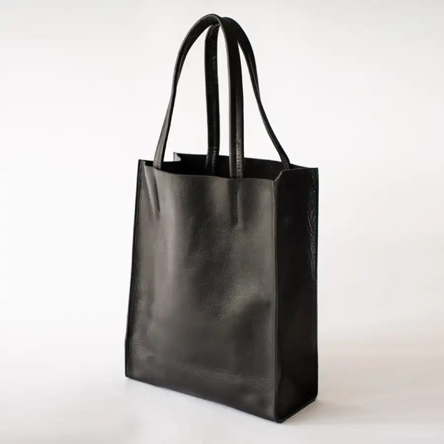 Sac cabas Yoko - En cuir noir