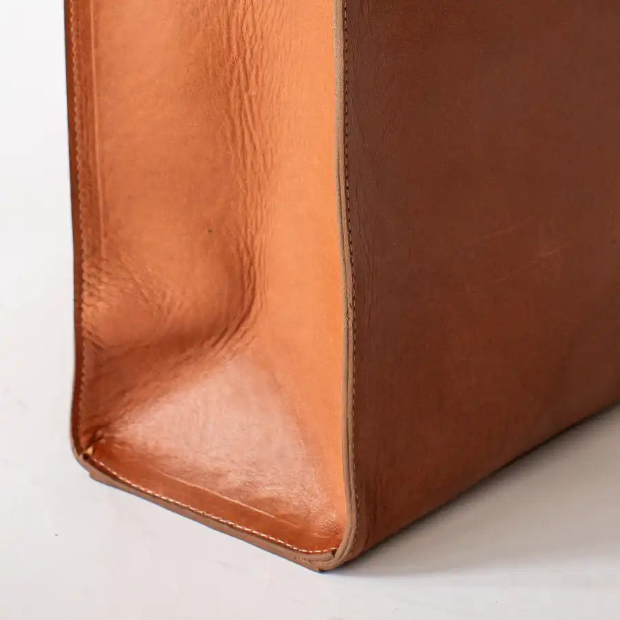 Sac cabas Yoko - En cuir caramel