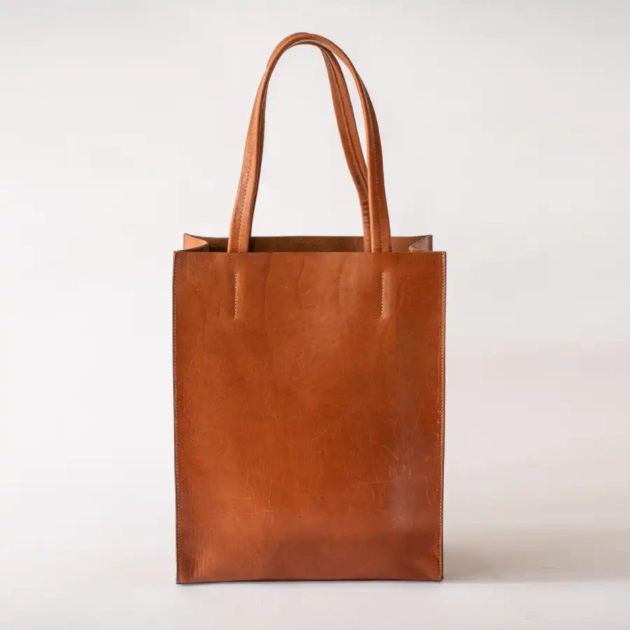 Sac cabas Yoko - En cuir caramel
